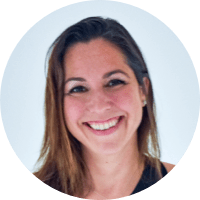 Michelle Young teaches donation-based studio yoga classes, offers yoga teacher training, and yoga therapy training at My Vinyasa Practice in Austin, Texas Michelle Young smiling headshot