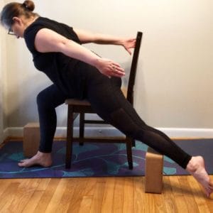 Adaptive Yoga Warrior 1