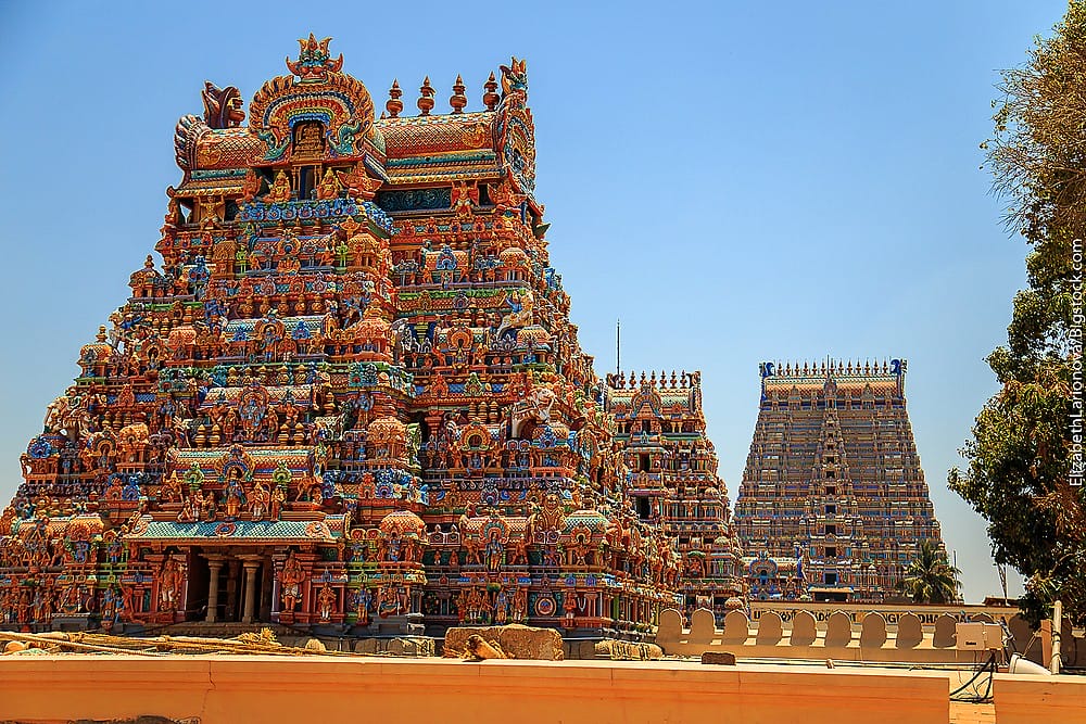 Temple Of Sri Ranganathaswamy In Trichy.